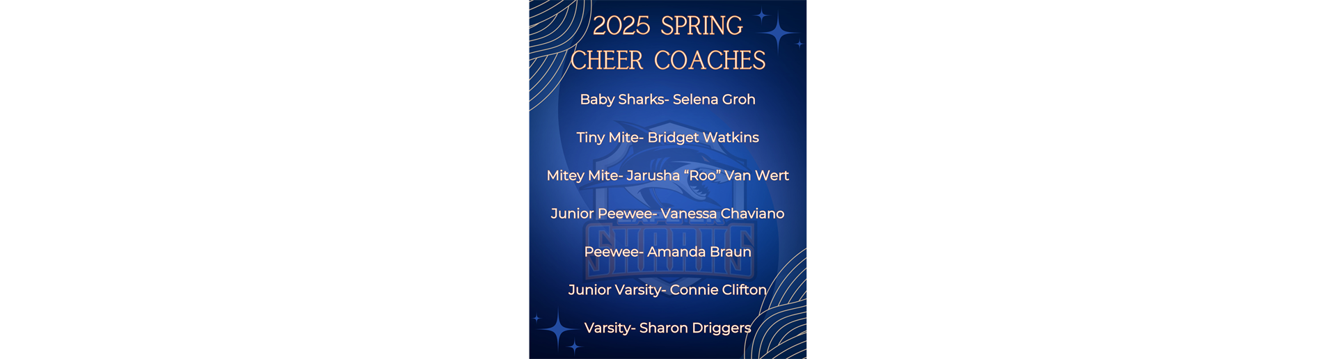 2025 Spring Cheer Coaches