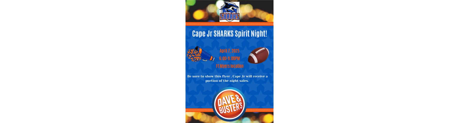 Dave & Busters Spirit Night